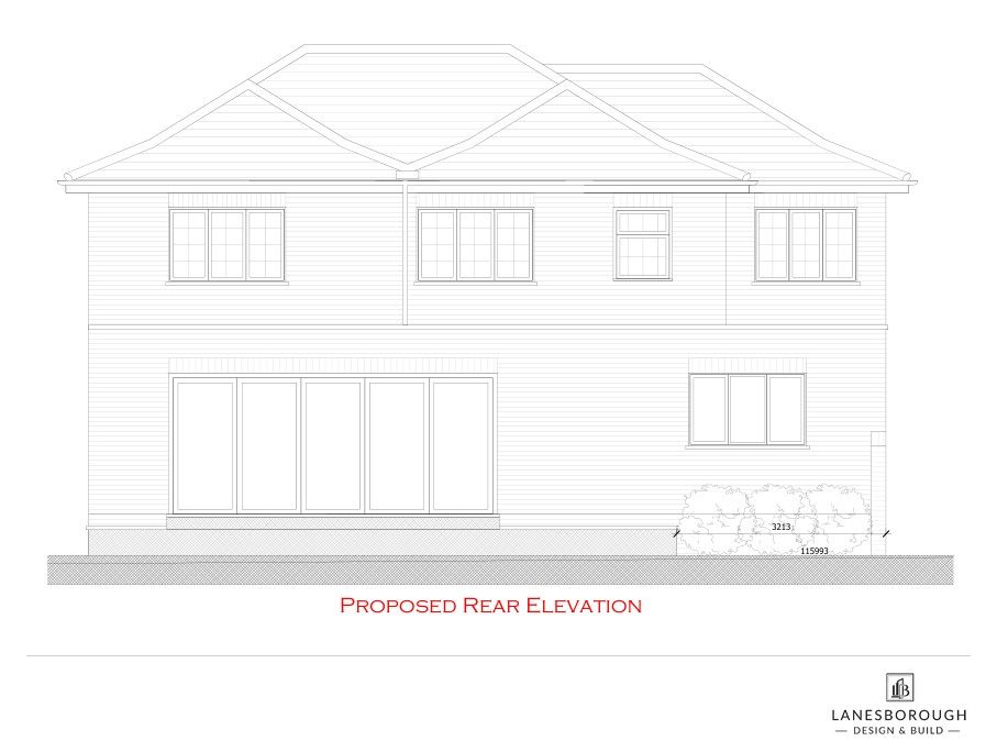 8 Chiltern Road — Proposed rear elevation